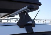 Багажник на крышу Renault Arkana, Атлант, аэродинамические дуги, опора Е