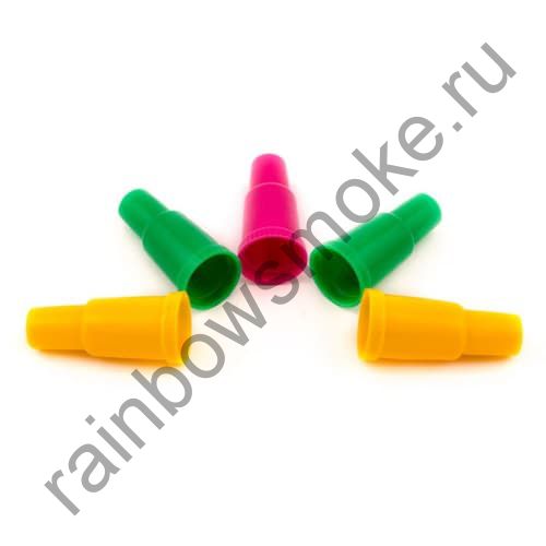 Мундштуки одноразовые внешние ступенька 100 шт (Цветные)