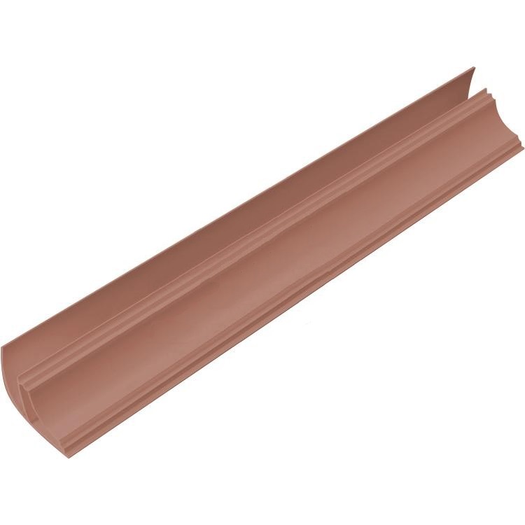 Плинтус потолочный ПВХ Апласт шоколад - 3м
