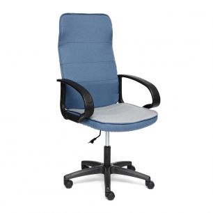 Кресло WOKER ткань, синий/серый, С24/ С27