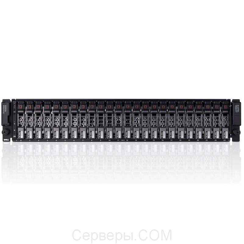 Система хранения Dell PowerVault MD3820i 24х2.5" iSCSI, 210-ACCP-20