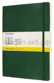 Книжка зап.Moleskine XLarge Soft Classik клетка зеленая QP622K15