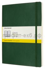 Книжка зап.Moleskine XLarge Soft Classik клетка зеленая QP622K15