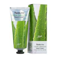 FarmStay Крем для кожи рук Visible Difference Hand Cream, 100 мл (Вид: Алоэ)