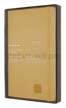 Книжка зап.Moleskine Large натур.кожа Leather линейка желтый LCLH31HM17BOX