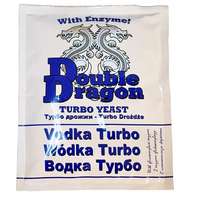 Дрожжи Double Dragon Vodka Turbo, 72 гр