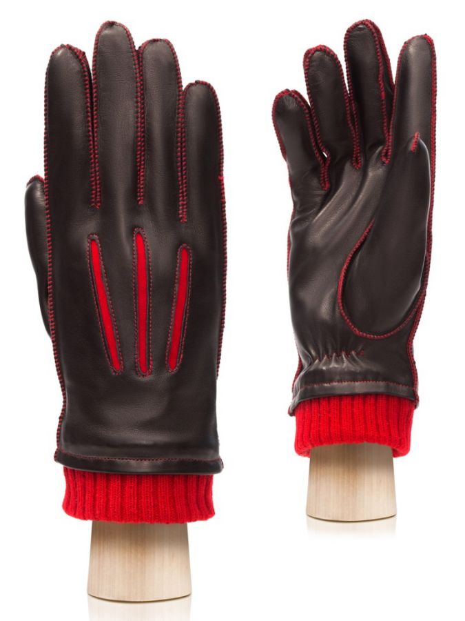 Кожаные мужские перчатки ELEGANZZA GR01-00028399