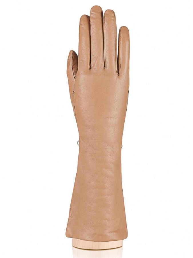 Серо-коричневые женские перчатки ELEGANZZA GR01-00015661