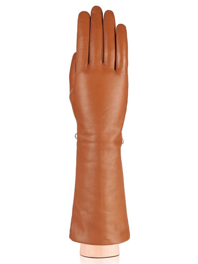 Оранжевые женские перчатки ELEGANZZA GR01-00015652