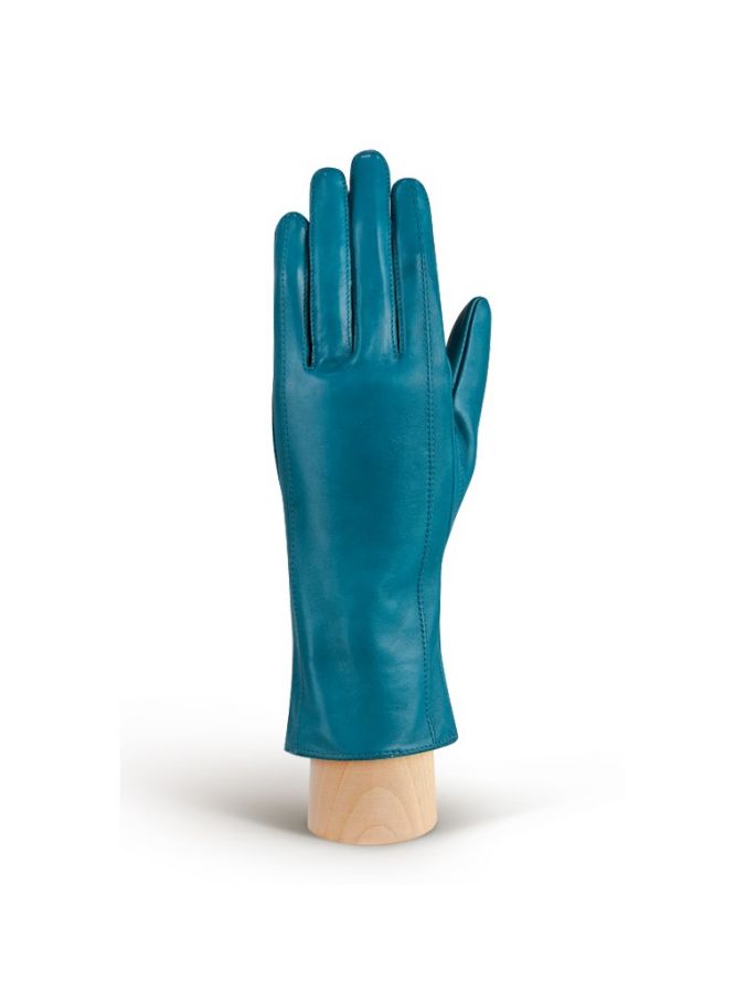 Кожаные женские перчатки на шелковой подкладке ELEGANZZA GR00115549