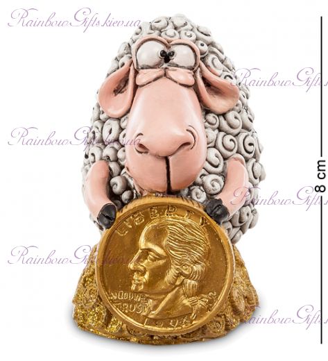 Фигурка овечка монета на удачу "W.Stratford"