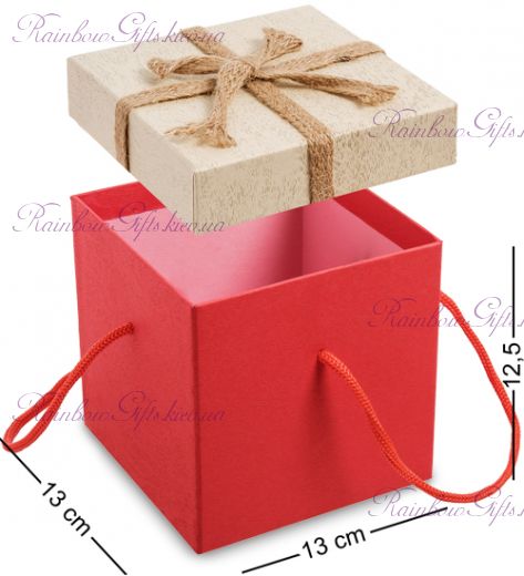 Коробка подарочная с ручками “Бант“