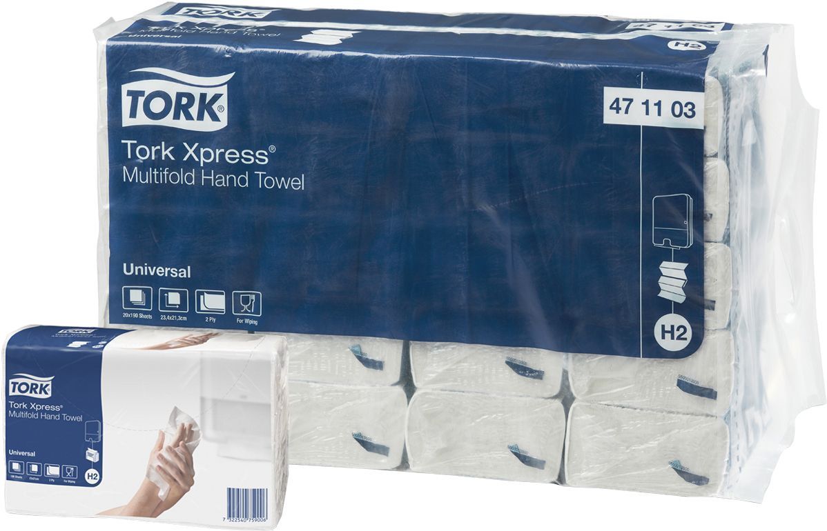 Tork Xpress® листовые полотенца сложения Multifold, 471103