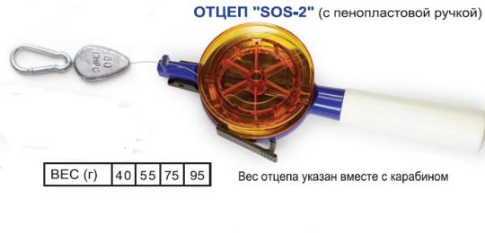 Отцеп SOS-2 с ручкой 95гр Пирс