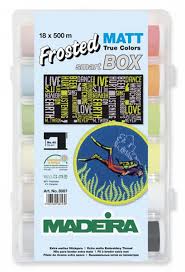Набор вышивальных ниток Madeira Frosted Matt (18*500м) арт.8087