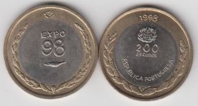 Португалия  200 эскудо 1998 UNC