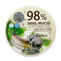3W CLINIC Универсальный гель с улиточным муцином Snail Mucus Soothing Gel, 300 мл