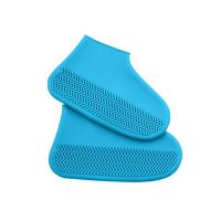 Водонепроницаемые Защитные Чехлы для Обуви Waterproof Silicone Shoe Cover, Цвет Синий (2)