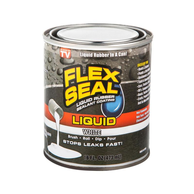 Водонепроницаемый клей-герметик Flex Seal Liquid, 473 мл, Цвет Белый