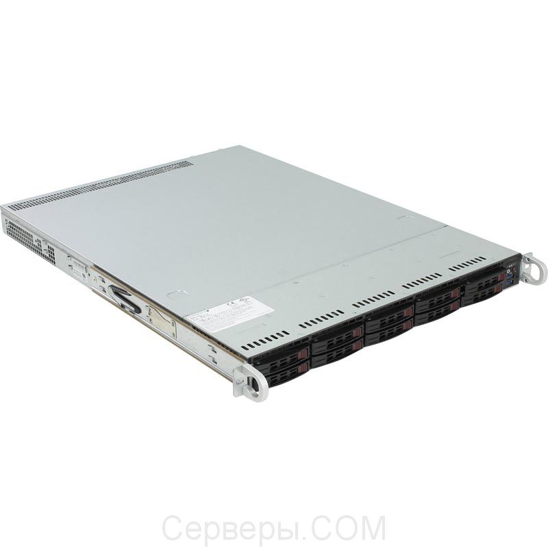 Корпус Supermicro SuperChassis 116TQ-R706WB Rack 750Вт Чёрный 1U, CSE-116TQ-R706WB