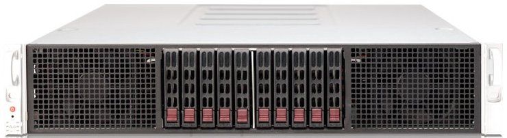 Серверная платформа Supermicro SuperServer 2028GR-TRH 2U 2xLGA 2011v3 10x2.5", SYS-2028GR-TRH