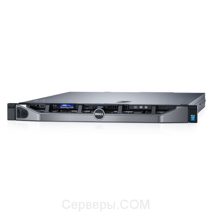 Сервер Dell PowerEdge R330 3.5" Rack 1U, 210-AFEV-104
