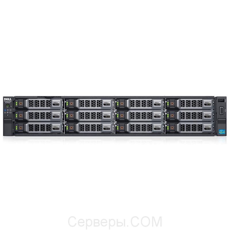 Сервер Dell PowerEdge R730xd 3.5" Rack 2U, 210-ADBC-155