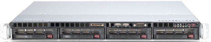 Серверная платформа Supermicro SuperServer 5017R-MTRF 1U 1xLGA 2011 4x3.5", SYS-5017R-MTRF