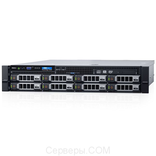 Сервер Dell PowerEdge R530 3.5" Rack 2U, 210-ADLM-100