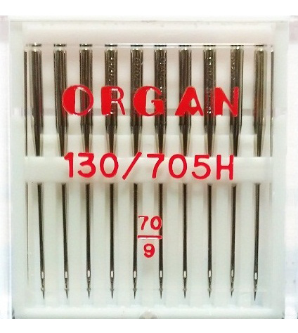 Иглы ORGAN стандартные №70 (10 шт.)
