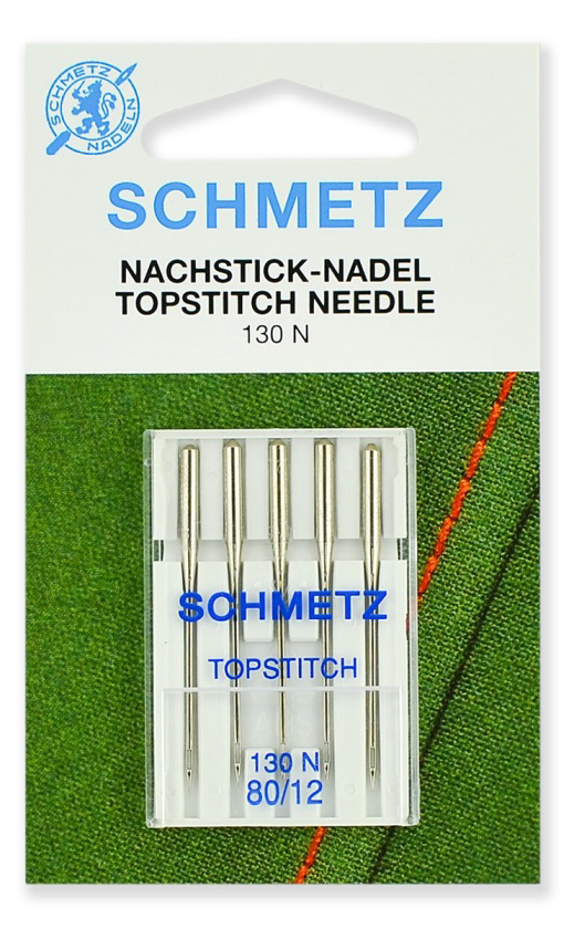 Иглы Schmetz Top Stitch №80 (5шт.)