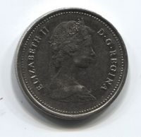 25 центов 1980 года Канада VF