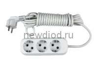 Удлинитель УЗ-З-3-GRAND трехместный с заземлением 3м 8133 IN HOME