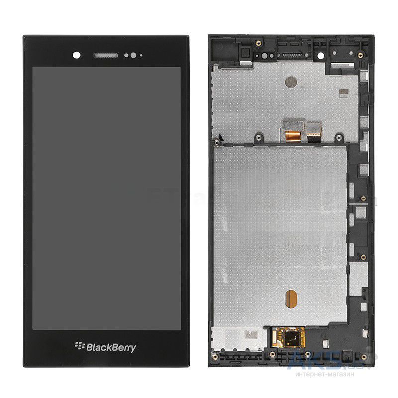 LCD (Дисплей) BlackBerry Z3 (в сборе с тачскрином) (в раме) (black) Оригинал