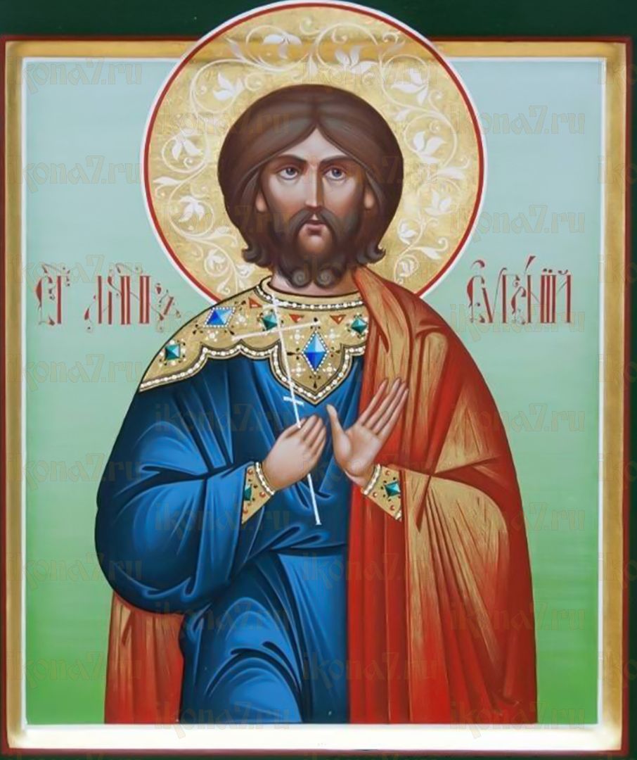 Икона Евгений Трапезундский преподобный (рукописная)