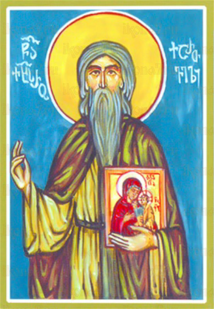 Икона Кайхосро Грузинский преподобномученик (рукописная)