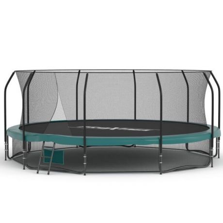 Батут с защитной сеткой и лестницей Proxima Premium 14 FT