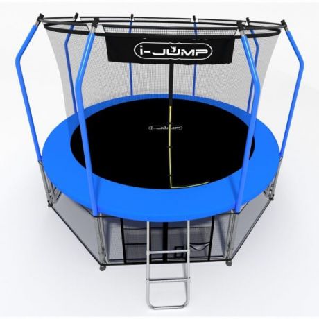 Батут с внутренней сеткой i-Jump Elegant 16ft blue