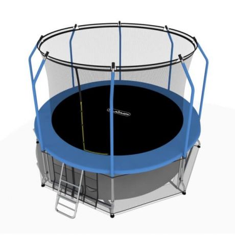 Батут с нижней сетью и лестницей i-Jump 8ft