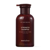 Innisfree Укрепляющий шампунь против выпадения My Hair Recipe Strength Shampoo For Weak Hair Roots, 330 мл