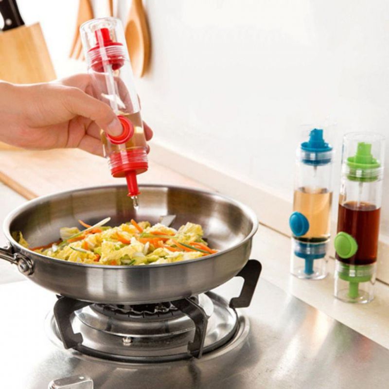 Двусторонняя Бутылочка-Распылитель Для Соуса И Масла 2 WAY Soy Sauce Bottle, Цвет Красный