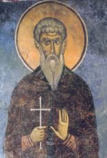 Икона Григорий Акритский преподобный (рукописная)