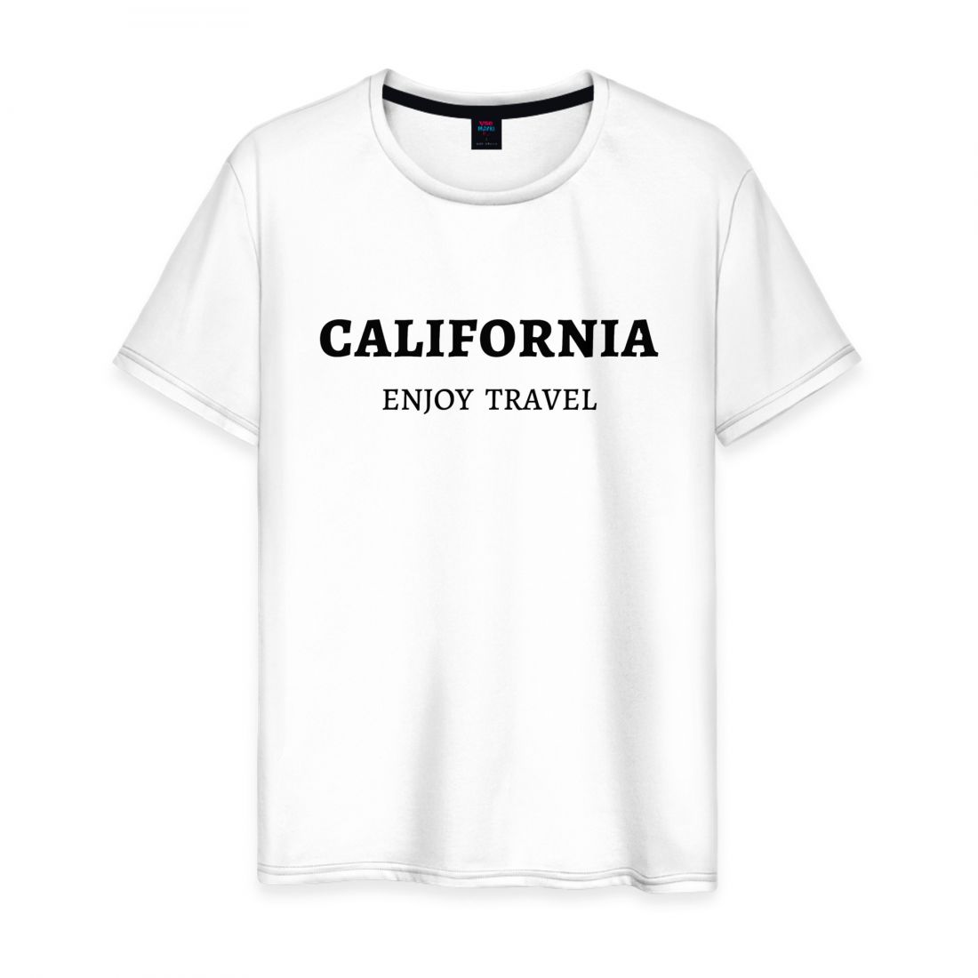 Белая футболка California ET