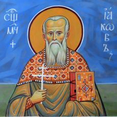 Икона Иаков Бриллиантов священномученик (рукописная)