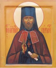 Икона Герман Полянский переподобномученик (рукописная)
