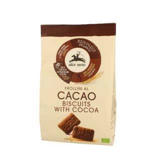 Печенье Шоколадное БИО Alce Nero Frollini al cacao Biologico - 250 г (Италия)