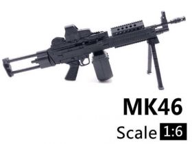 Сувенирная сборная модель пулемета mk-46 1:6