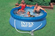 Надувной бассейн 244 х 76 см Easy Set Pool Intex 28112NP, фильтрующий насос