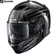 Шлем Shark Spartan 1.2 Kobrak, Черно-антрацитовый
