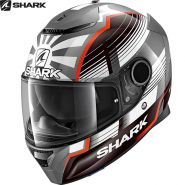 Шлем Shark Spartan 1.2 Zarco Malaysian, Черный с оранжевым